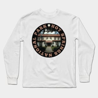 Hot Springs National Park circle Long Sleeve T-Shirt